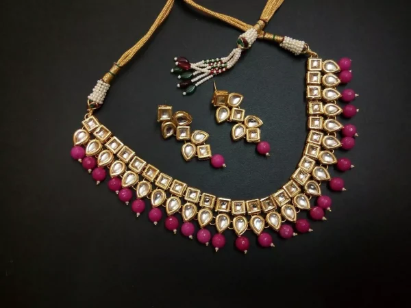Gift Kundan Indian fantasy wedding jewelry Earrings Set Ethnic Bollywood Traditional Jewellery set (Copy)