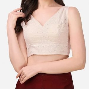 Women Cotton Sleeveless Blouse