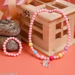 Jewelz Starry Delight Multi-Color Beads Necklace & Bracelet Set for Kids