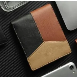 Men Casual, Ethnic, Evening/Party, Travel, Formal, Trendy Beige Artificial Leather Wallet - Regular Size (13 Card Slots)