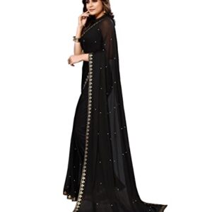 Womens Lycra Blend Saree