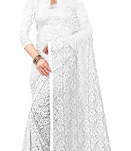 Women's Net Saree (With Blouse_Free Size)
