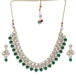 Kundan & Pearls Jewellery Set for Women