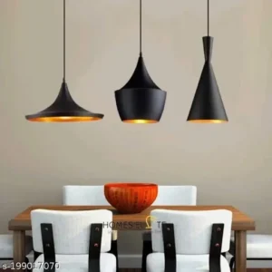 Lamp/Pendant Lamp/Ceiling Light to décor your Home/ Bedroom/ Drying Room/ Living room/ Restaurant and Home Decor Pendants Ceiling Lamp (black) COLOR HANGING LAMP.