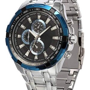 Two Tone Chrono Look Analog Stainless Steel Watch-SS-GR6612 For Men