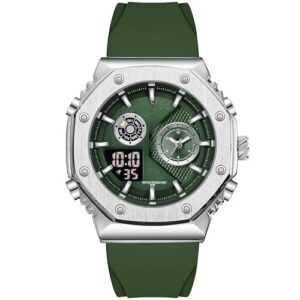 Analog-Digital Sports Watch Chronograph, Dual Time, Water-Resistant, Shock-Resis