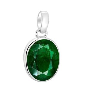 Natural 11.25 Ratti 10.97 Carat Emerald Pendant Locket (Natural Panna/Panna Ston