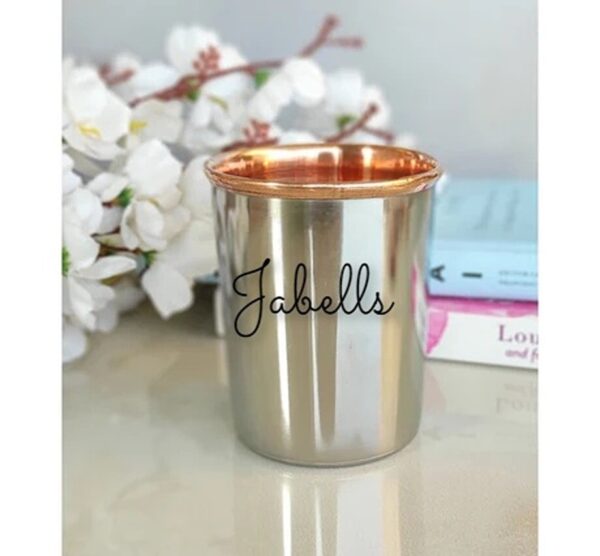 Set of 6 Copper Brass Leaf Designed Champange Glasses- 150ML each - Serving Cham - Image 6