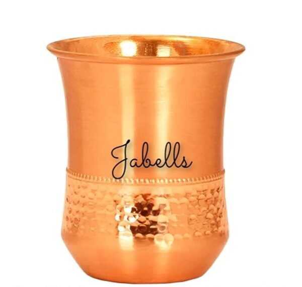 Set of 6 Copper Brass Leaf Designed Champange Glasses- 150ML each - Serving Cham - Image 22
