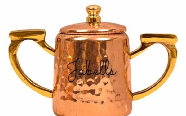 Pure Copper Coffee & Sugar & Tea Container, 4.7'' Inch - Coffee Container - Image 3