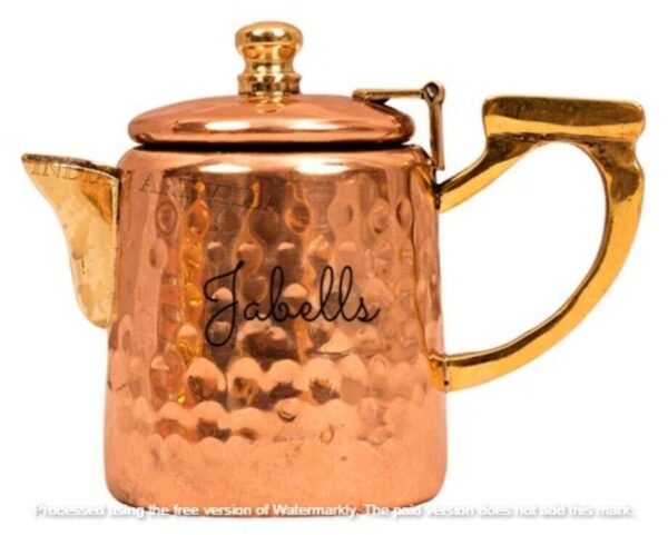 Pure Copper Coffee & Sugar & Tea Container, 4.7'' Inch - Coffee Container - Image 7