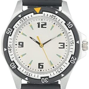 Quartz Analog White Dial Watch for Men