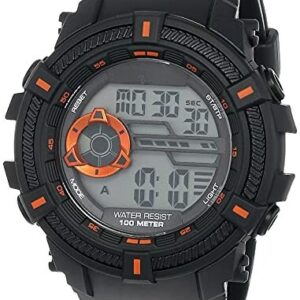Digital Grey Dial Men's Watch