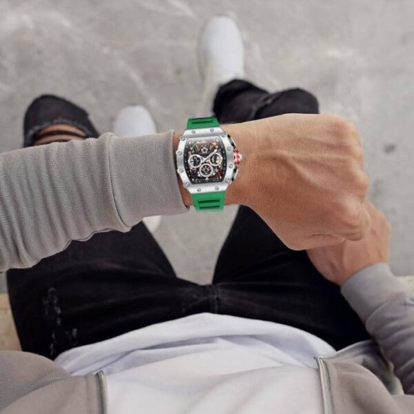 Multifunction Watch - with Day, Date, and 24-Hour Sub-Dials” | Water Resistant S - Image 4