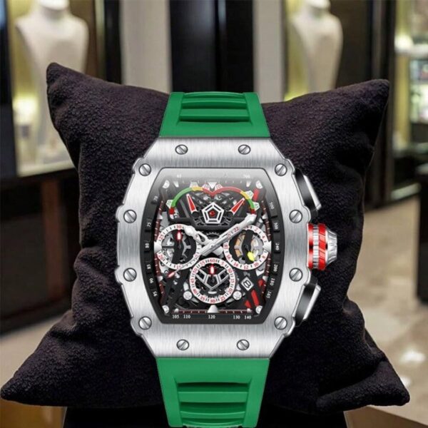 Multifunction Watch - with Day, Date, and 24-Hour Sub-Dials” | Water Resistant S - Image 5