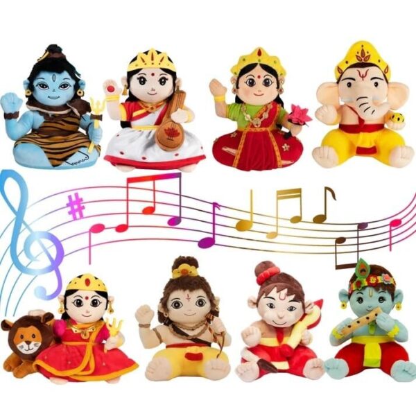 Box Mantra Chanting Baby Krishna, Hanuman, Ganesha, Rama, Shiva, Devi Durga, Sar - Image 3