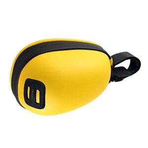 Mountain Bike Saddle Seat Bag Cycling Hard Shell Tail Rear Bag Waterproof Yellow