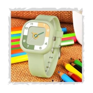 Cute Analog Design Watch for Girl -Child Between 4 to 13 Years of Age Square Pri