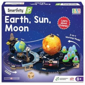 Earth-Sun-Moon Space Toy for Kids 8-10-12-14 Years Old | Interactive 3D Model Ki