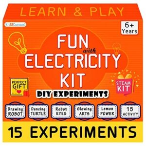 Fun with Electricity Kit - Science Experiment Toys Birthday Gift for Genius Boys