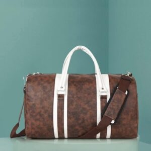 35L Travel Duffle | Stylish & Spacious Weekender Premium Vegan Leather Duffle Ba