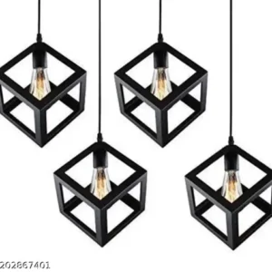 Lamp/Pendant Lamp/Ceiling Light/Outdoor Lamp to décor your Home/ Bedroom/ Drying Room/ Living room/ Restaurant and Decorative Pendants Ceiling Lamp (BLACK) COLOR HANGING LAMP.