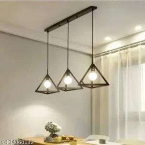 Lamp/Pendant Lamp/Ceiling Light to décor your Home/ Bedroom/ Drying Room/ Living room/ Restaurant and Home Decor Pendants Ceiling Lamp (BLACK) COLOR HANGING LAMP