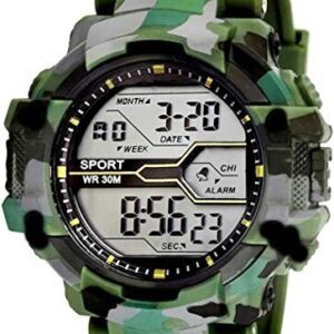 Premium Men's 3 Color Army Shockproof Waterproof Digital Sports Watch - Black | eBay
