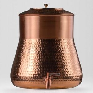 Pure Copper Pear Water Dispenser with Brass Stand | Leak Proof Water Dispenser w | eBay