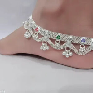 Kundan Indian Jewelry Set Anklet Payal Pajib Payjeb Jewellery Traditiona Set i | eBay