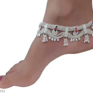 Kundan Indian Jewelry Set Anklet Payal Pajib Payjeb Jewellery Traditiona Set l | eBay