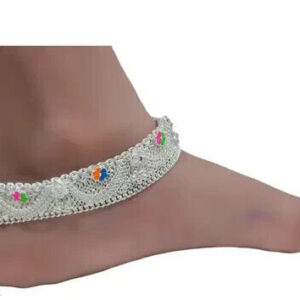 Kundan Indian Jewelry Set Anklet Payal Pajib Payjeb Jewellery Traditiona Set n | eBay
