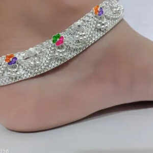 Kundan Indian Jewelry Set Anklet Payal Pajib Payjeb Jewellery Traditiona Set p | eBay