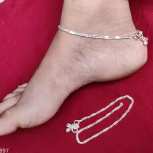Most Popular Indian Traditional Silver Plated, Alloy Anklet/ Payal In Attractive | eBay