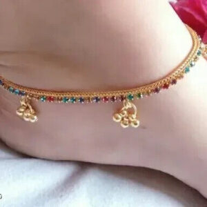 Indian Bridal Jewelry Set Kundan Jewelry Set Anklet Payjeb Paijeb Payal a | eBay