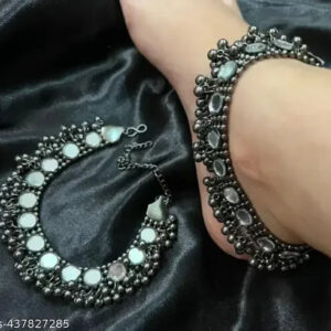 Mirror beaded anklet for women and girls | eBay