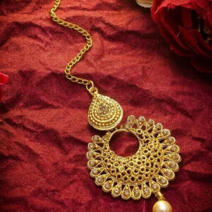 Kundan GoldPlated Buy 1 get 1 Jewelry Mang Tikka TIka Head Jewellery Set India g | eBay