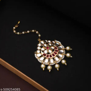 Kundan GoldPlated Jewelry Indian Jewelry Mang Tikka TIka Head Jewellery Seth | eBay