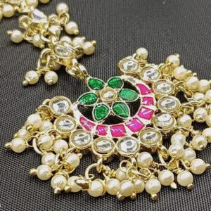 Kundan GoldPlated Buy 1 get 1 Jewelry Mang Tikka TIka Head Jewellery Set India b | eBay