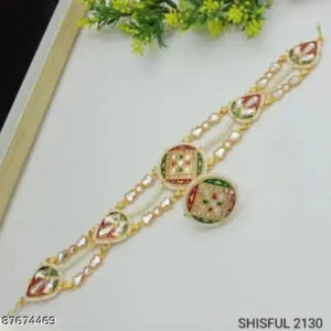 Kundan GoldPlated Shisful Jewelry Pakistani Maroon Stud Sheeshphool Jewelry Seta | eBay