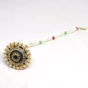 Kundan GoldPlated Jewelry Indian Jewelry Mang Tikka TIka  Head Jewellery Seta | eBay