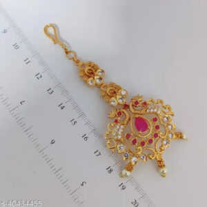 Kundan GoldPlated Jewelry Jewelry Mang Tikka TIka  Head Jewellery Set Indian | eBay
