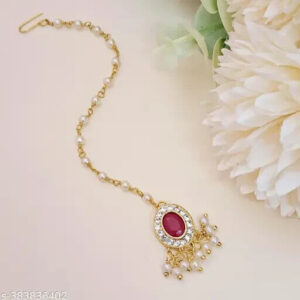 Kundan GoldPlated Jewelry Mang Tikka TIka Head Jewellery Set Buy 1 Get 1 free J | eBay