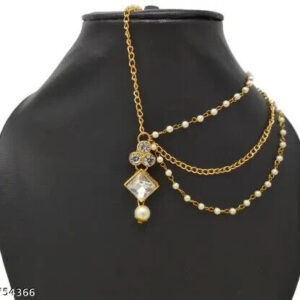 Kundan GoldPlated Jewelry Mang Tikka TIka Head Jewellery Set Buy 1 Get 1 free b | eBay