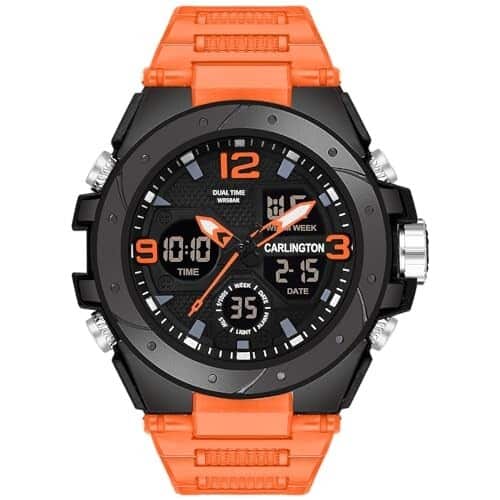 Series Analog-Digital Sports Watches for Men and Boys with Alarm, Stopwatch, Bac | eBay