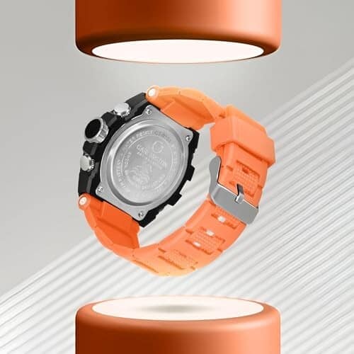 Series Analog-Digital Sports Watches for Men and Boys with Alarm, Stopwatch, Bac | eBay - الصورة 2