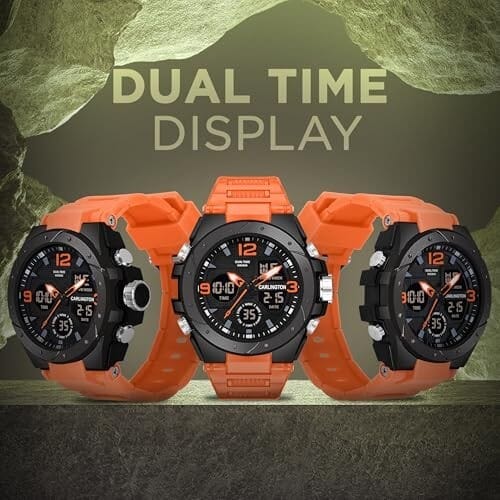 Series Analog-Digital Sports Watches for Men and Boys with Alarm, Stopwatch, Bac | eBay - الصورة 5