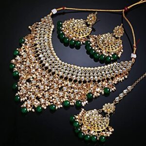 Fashion Latest Stylish Choker Traditional Pearl Kundan Necklace Jewellery Set fo | eBay