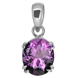 9.00 Ratti 8.50 Carat Natural Quality Katela Amethyst Silver Plated Pendant/Loc | eBay