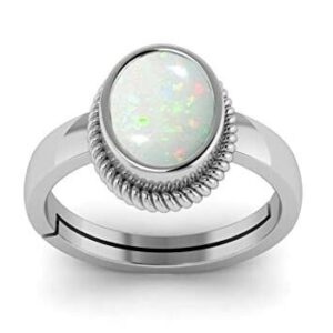 11.00 Ratti/11.25 Carat Natural Certified Panchdhatu White Opal Gemstone Silver | eBay